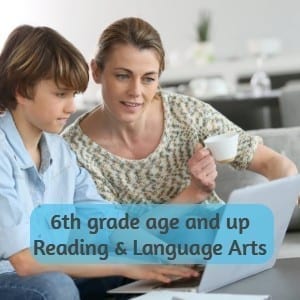 6th+ age Reading and Langauge Arts